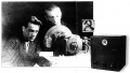 1931 ВГ Денисов наблюдает за работой телевизора.jpg